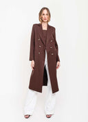 TRENCH COAT ALFAIATARIA MARROM