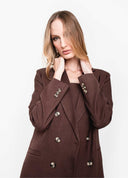 TRENCH COAT ALFAIATARIA MARROM