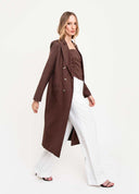TRENCH COAT ALFAIATARIA MARROM
