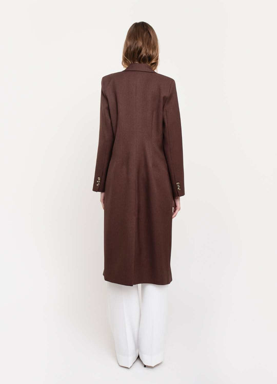 TRENCH COAT ALFAIATARIA MARROM