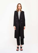 TRENCH COAT ALFAIATARIA PRETO