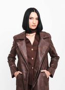TRENCH COAT MARROM P.U. A.S.