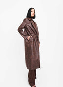 TRENCH COAT MARROM P.U. A.S.