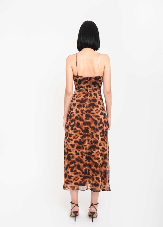 VESTIDO ALÇA ANIMAL PRINT