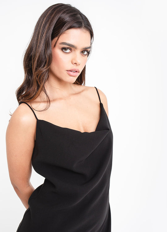 VESTIDO ALÇA DECOTE DEGAGÊ D.K.