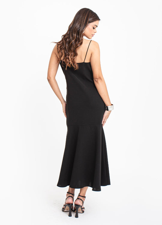 VESTIDO ALÇA DECOTE DEGAGÊ D.K.