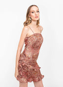 VESTIDO CASHEMERE BABADOS
