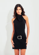 VESTIDO CURTO COM CINTO