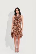 VESTIDO DEGAGÊ ANIMAL PRINT