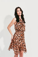 VESTIDO DEGAGÊ ANIMAL PRINT