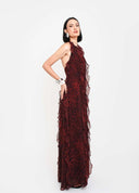 VESTIDO LONGO ANIMAL PRINT