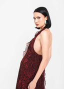 VESTIDO LONGO ANIMAL PRINT