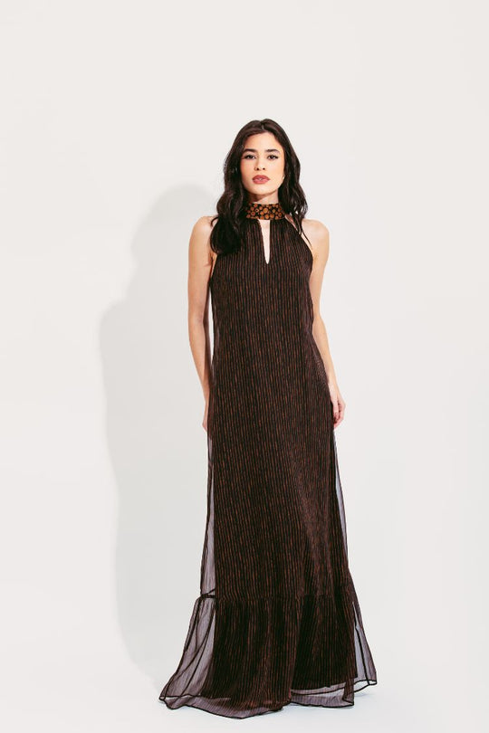 VESTIDO LONGO ESTAMPADO