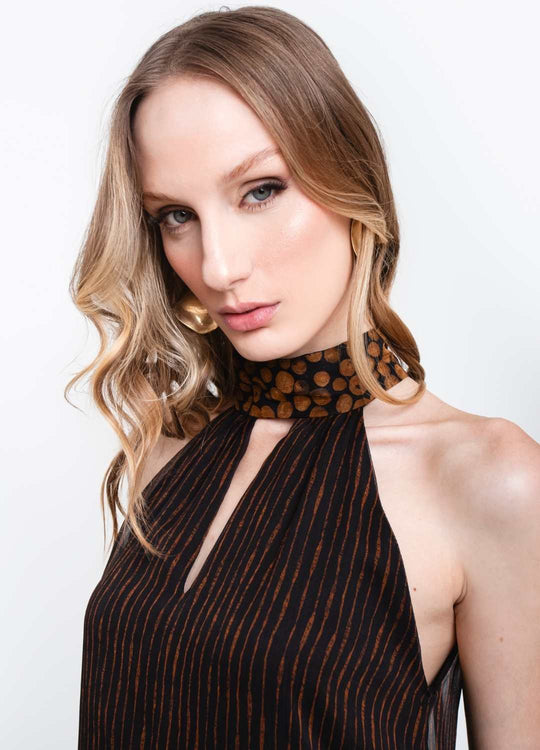 VESTIDO LONGO ESTAMPADO