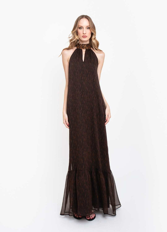 VESTIDO LONGO ESTAMPADO