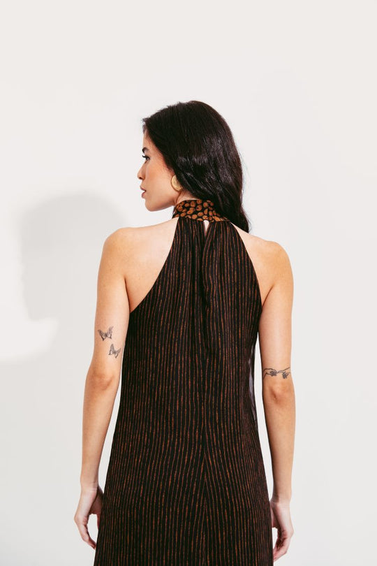VESTIDO LONGO ESTAMPADO