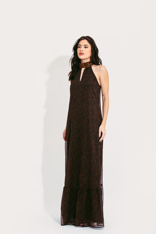 VESTIDO LONGO ESTAMPADO